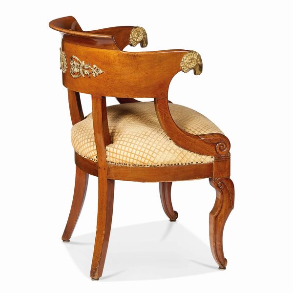 POLTRONA, ITALIA CENTRALE, SECOLO XIX  - Asta INTERNATIONAL FINE ART - Associazione Nazionale - Case d'Asta italiane