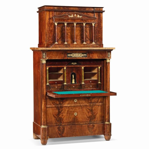 SECR�TAIRE � ABATTANT IMPERO, INIZI SECOLO XIX  - Asta INTERNATIONAL FINE ART - Associazione Nazionale - Case d'Asta italiane