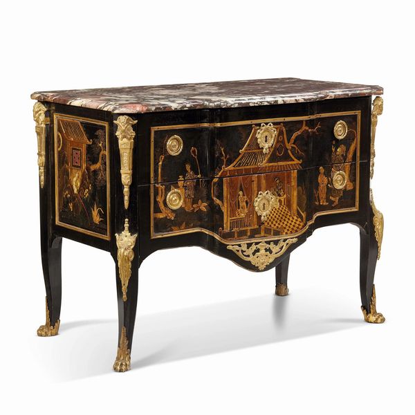 CASSETTONE, FRANCIA, SECONDA METÀ SECOLO XVIII  - Asta INTERNATIONAL FINE ART - Associazione Nazionale - Case d'Asta italiane