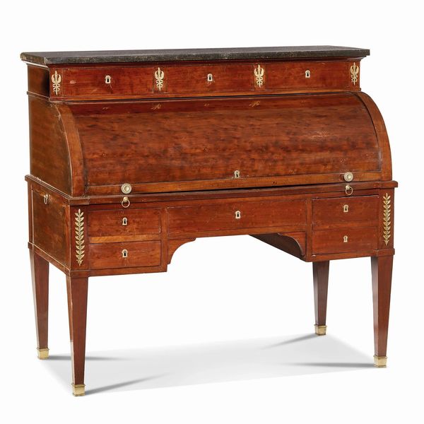 SCRIVANIA A RULLO, FRANCIA, SECOLO XIX  - Asta INTERNATIONAL FINE ART - Associazione Nazionale - Case d'Asta italiane