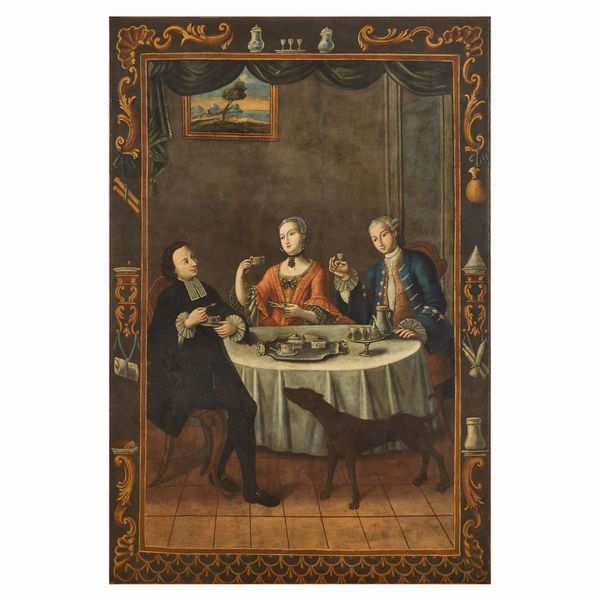 COPPIA DI DIPINTI, PIEMONTE, SECOLO XVIII  - Asta INTERNATIONAL FINE ART - Associazione Nazionale - Case d'Asta italiane