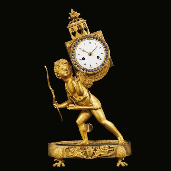 OROLOGIO DA CAMINO, FRANCIA, INIZIO SECOLO XIX  - Asta INTERNATIONAL FINE ART - Associazione Nazionale - Case d'Asta italiane