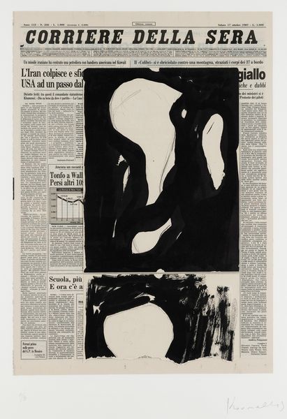 Jannis Kounellis : Edizione notturna  - Asta Selected Prints - Associazione Nazionale - Case d'Asta italiane