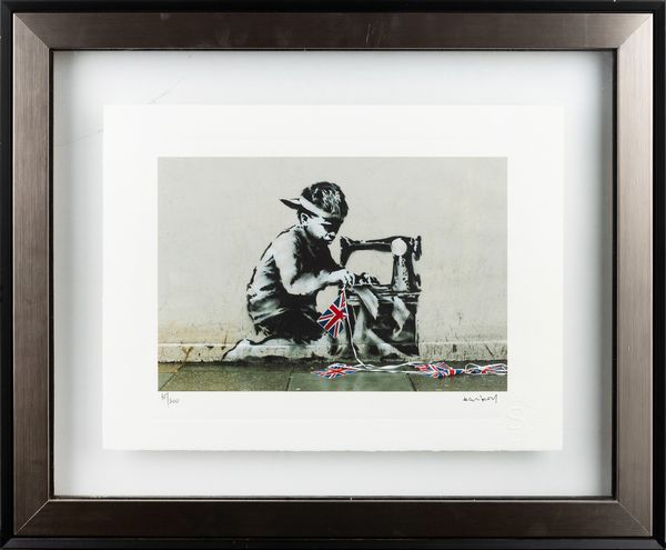 Banksy : Slave Labour  - Asta Selected Prints - Associazione Nazionale - Case d'Asta italiane