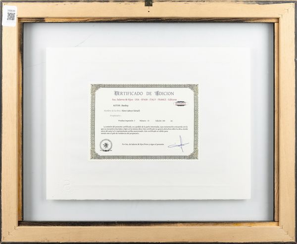 Banksy : Slave Labour  - Asta Selected Prints - Associazione Nazionale - Case d'Asta italiane