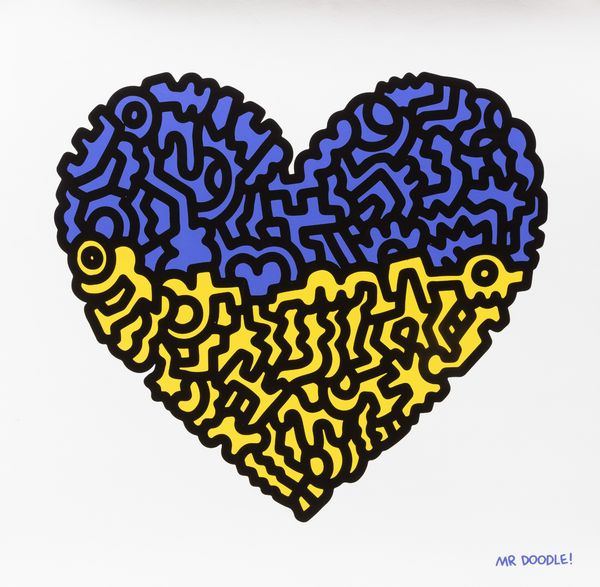 Mr Doodle : Doodle for Ukraine  - Asta Selected Prints - Associazione Nazionale - Case d'Asta italiane