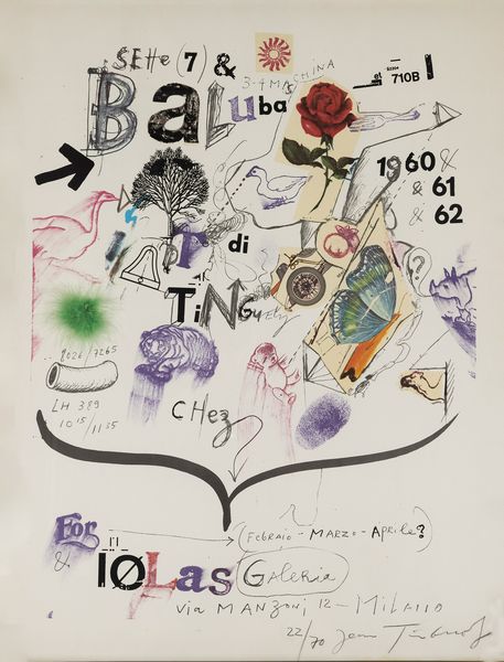 Jean Tinguely : Senza titolo (Sette & Baluba)  - Asta Selected Prints - Associazione Nazionale - Case d'Asta italiane
