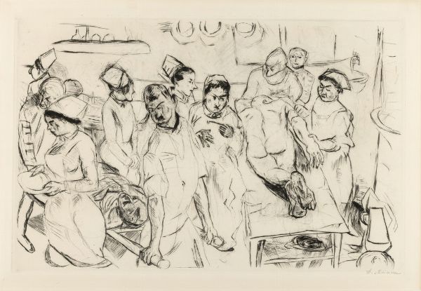 Max Beckmann : Gro�e Operation  - Asta Selected Prints - Associazione Nazionale - Case d'Asta italiane