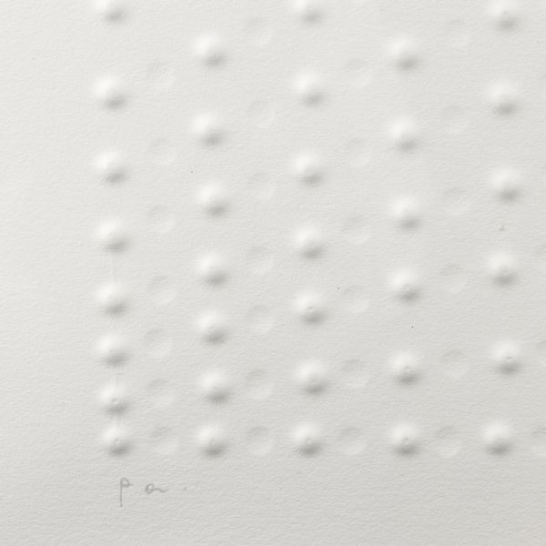 ENRICO CASTELLANI : Superficie bianca  - Asta Selected Prints - Associazione Nazionale - Case d'Asta italiane