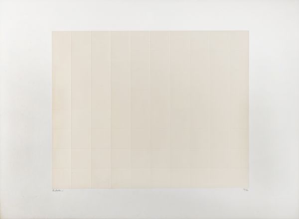 ENRICO CASTELLANI : Senza titolo - Cordonatura  - Asta Selected Prints - Associazione Nazionale - Case d'Asta italiane