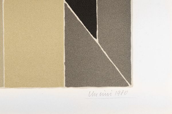 Giuseppe Uncini : Le dimore delle cose  - Asta Selected Prints - Associazione Nazionale - Case d'Asta italiane