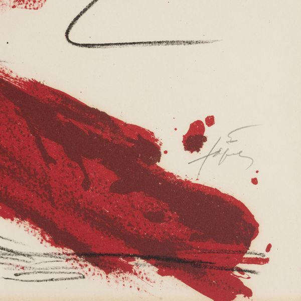 Antoni Tapies : Foll  - Asta Selected Prints - Associazione Nazionale - Case d'Asta italiane