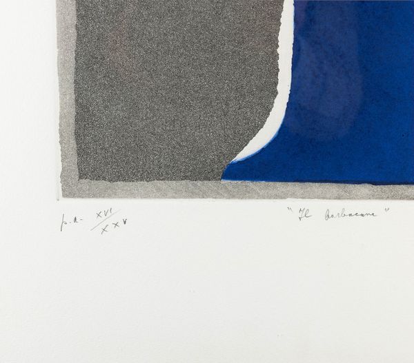 GIUSEPPE SANTOMASO : Il barbacane  - Asta Selected Prints - Associazione Nazionale - Case d'Asta italiane