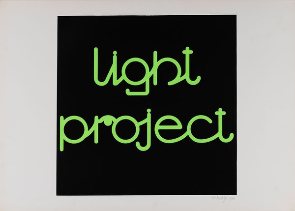 NANDA VIGO : Light project  - Asta Selected Prints - Associazione Nazionale - Case d'Asta italiane