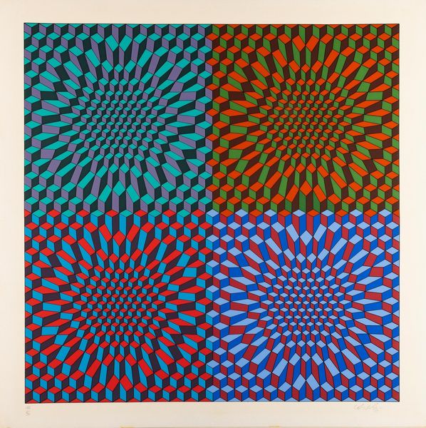 VICTOR VASARELY : Senza titolo  - Asta Selected Prints - Associazione Nazionale - Case d'Asta italiane