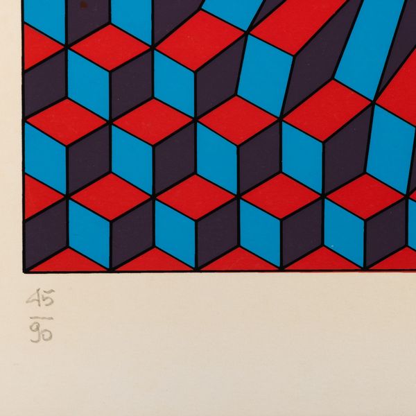 VICTOR VASARELY : Senza titolo  - Asta Selected Prints - Associazione Nazionale - Case d'Asta italiane