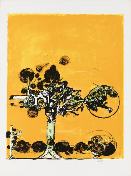 Graham Sutherland : Thorn tree; Thorn structure; Three-headed rock II;  Three-headed rock III; Standing rock form; Picton; Oval rock  - Asta Selected Prints - Associazione Nazionale - Case d'Asta italiane