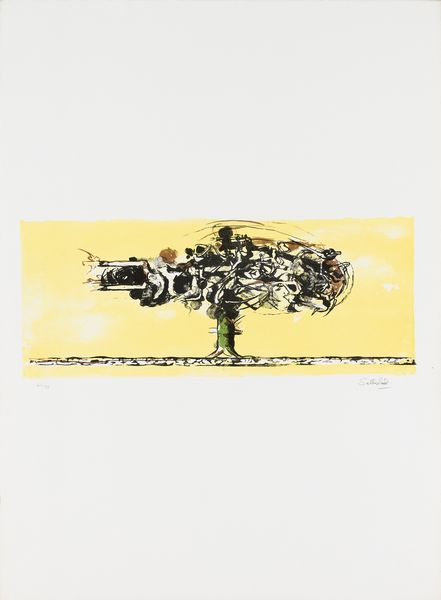 Graham Sutherland : Thorn tree; Thorn structure; Three-headed rock II;  Three-headed rock III; Standing rock form; Picton; Oval rock  - Asta Selected Prints - Associazione Nazionale - Case d'Asta italiane