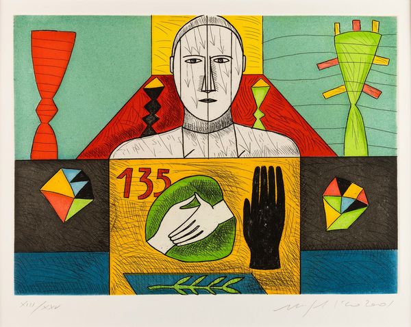 Mimmo Paladino : Matematica  - Asta Selected Prints - Associazione Nazionale - Case d'Asta italiane