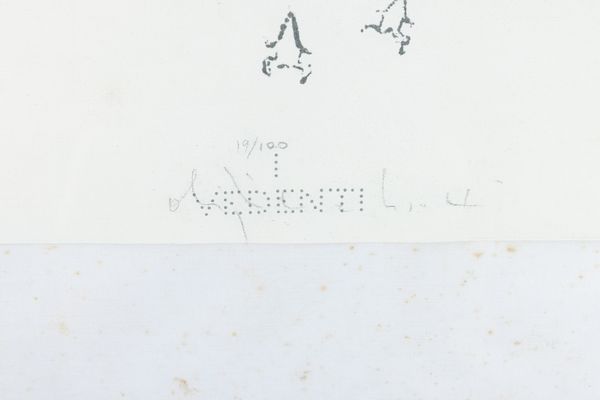 ALIGHIERO BOETTI : Le infinite possibilit� di esistere  - Asta Selected Prints - Associazione Nazionale - Case d'Asta italiane