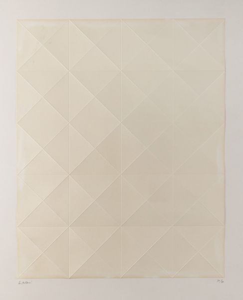ENRICO CASTELLANI : Senza titolo - Cordonatura  - Asta Selected Prints - Associazione Nazionale - Case d'Asta italiane