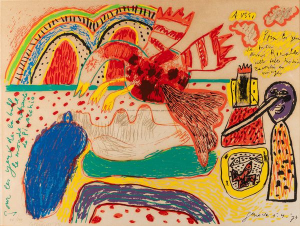 Guillaume Corneille : Pinocchio  - Asta Selected Prints - Associazione Nazionale - Case d'Asta italiane