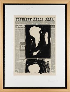 Jannis Kounellis : Edizione notturna  - Asta Selected Prints - Associazione Nazionale - Case d'Asta italiane