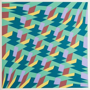 Franco Grignani : 5 Diagonali Iperboliche  - Asta Selected Prints - Associazione Nazionale - Case d'Asta italiane