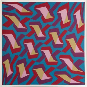 Franco Grignani : 5 Diagonali Iperboliche  - Asta Selected Prints - Associazione Nazionale - Case d'Asta italiane