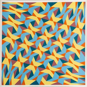 Franco Grignani : 5 Diagonali Iperboliche  - Asta Selected Prints - Associazione Nazionale - Case d'Asta italiane