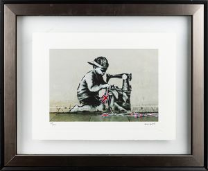 Banksy : Slave Labour  - Asta Selected Prints - Associazione Nazionale - Case d'Asta italiane