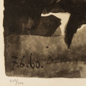 Pablo Picasso : Toros (dal portfolio con le poesie di Pablo Neruda)  - Asta Selected Prints - Associazione Nazionale - Case d'Asta italiane
