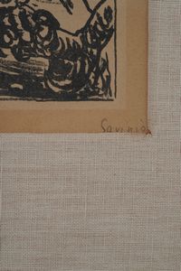 Alberto Savinio : Amore - Psiche (da La Nostra Anima)  - Asta Selected Prints - Associazione Nazionale - Case d'Asta italiane