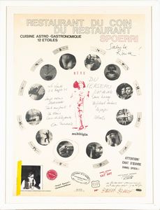 Daniel Spoerri : Senza titolo  - Asta Selected Prints - Associazione Nazionale - Case d'Asta italiane