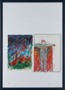 MARIO SCHIFANO : Senza titolo  - Asta Selected Prints - Associazione Nazionale - Case d'Asta italiane
