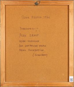 Max Ernst : Pour Pierre Hebey  - Asta Selected Prints - Associazione Nazionale - Case d'Asta italiane