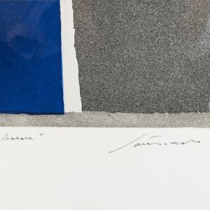 GIUSEPPE SANTOMASO : Il barbacane  - Asta Selected Prints - Associazione Nazionale - Case d'Asta italiane