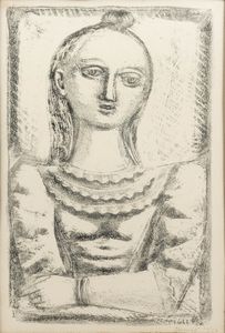 Massimo Campigli - Ragazza