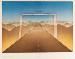 Jean-Michel Folon - Lointains une route
