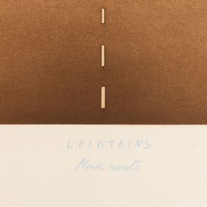 Jean-Michel Folon : Lointains une route  - Asta Selected Prints - Associazione Nazionale - Case d'Asta italiane