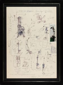 Jean Tinguely : Senza titolo  - Asta Selected Prints - Associazione Nazionale - Case d'Asta italiane