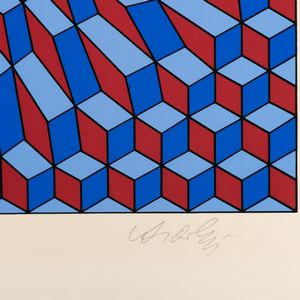 VICTOR VASARELY : Senza titolo  - Asta Selected Prints - Associazione Nazionale - Case d'Asta italiane