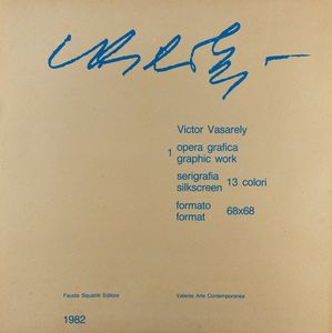 VICTOR VASARELY : Senza titolo  - Asta Selected Prints - Associazione Nazionale - Case d'Asta italiane