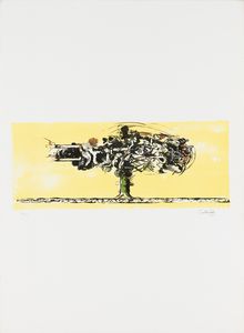 Graham Sutherland : Thorn tree; Thorn structure; Three-headed rock II;  Three-headed rock III; Standing rock form; Picton; Oval rock  - Asta Selected Prints - Associazione Nazionale - Case d'Asta italiane