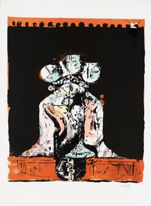Graham Sutherland : Thorn tree; Thorn structure; Three-headed rock II;  Three-headed rock III; Standing rock form; Picton; Oval rock  - Asta Selected Prints - Associazione Nazionale - Case d'Asta italiane