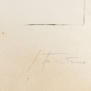 LUCIO FONTANA : Concetto spaziale  - Asta Selected Prints - Associazione Nazionale - Case d'Asta italiane