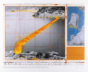 Christo - The Floating Piers (Project for Lake Iseo, Italy)