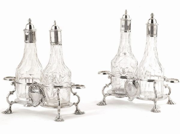 DUE OLIERE, LONDRA, 1748 e 1746, ARGENTIERE JAMES WILKS  - Asta Argenti italiani ed europei - Associazione Nazionale - Case d'Asta italiane