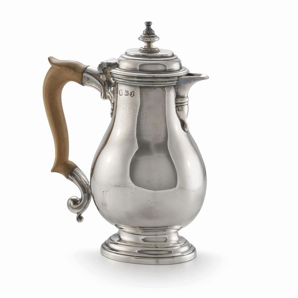 PICCOLA CAFFETTIERA, LONDRA, 1733, ARGENTIERE GEORGE SMITH II  - Asta Argenti italiani ed europei - Associazione Nazionale - Case d'Asta italiane