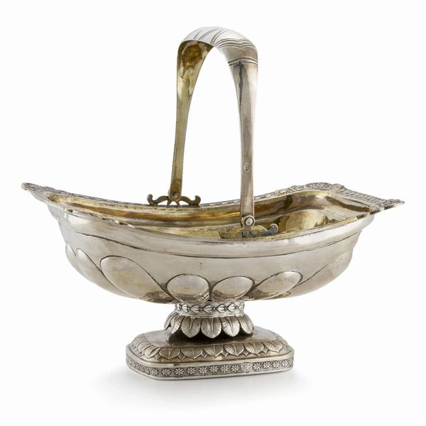 CESTINO, MOSCA, 1826, SAGGIATORE NIKOLAY DUBROVIN  - Asta Argenti italiani ed europei - Associazione Nazionale - Case d'Asta italiane